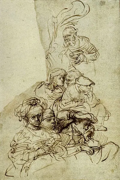 Groups of Listeners Rembrandt